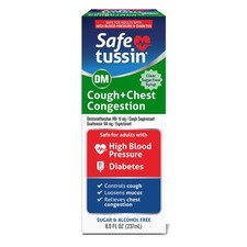 DM Cough  Chest Congestion, 8 oz, Expectorant Mucus Relief, Cough Relief Syr...