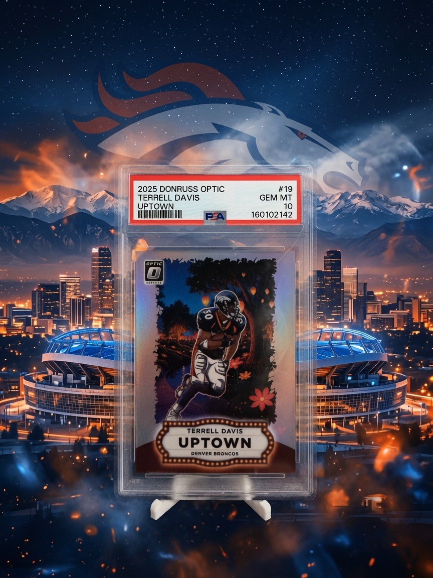 2025 Donruss Optic Uptown #19 Terrell Davis PSA 10