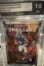 2024 Panini Rookies & Stars - Thrillers Malik Nabers #T-MNS Silver (RC)