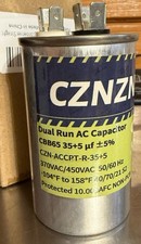 35 5 Dual Run AC Capacitor 370 /450 VAC CBB65 50/60Hz  -104F to 158F NEW