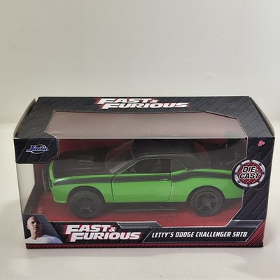 Fast & Furious Jada Toys Letty's Dodge Challenger SRT8 Green 1:32 Diecast Vin...