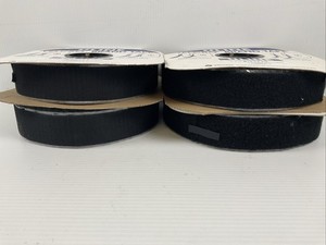VELCRO (2)HOOK & (2)LOOP= 4 ROLLS OF 2” X75’ ULINE BLACK S-11714 & S-11715