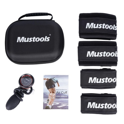 #ad Blood Flow Restriction Bands 4 Pack Black with Pressure Gauge BFR Training Cuffs $142.77