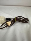 Vintage Single White Frosted Sugared 2" Christmas Light Bulb with Cord — photo 4