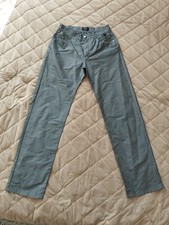 Versace Classic V2 Gray Streight Stretch Lightweight Men's Pants Size 32