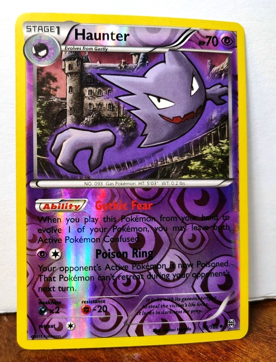 POKEMON HAUNTER 59/162 REVERSE HOLO BREAKTHROUGH LP