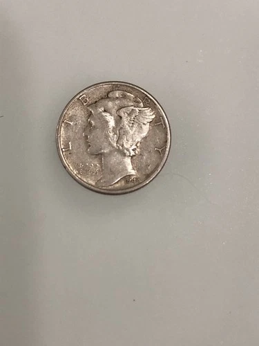1944 10C Mercury Dime EF