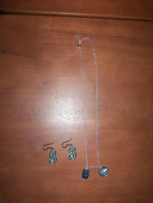 Seattle Mariners necklace and earrings set