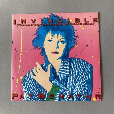 Pat Benatar   Invincible = Invencible single promo 7'' Spain Mint/Mint CHS-2904