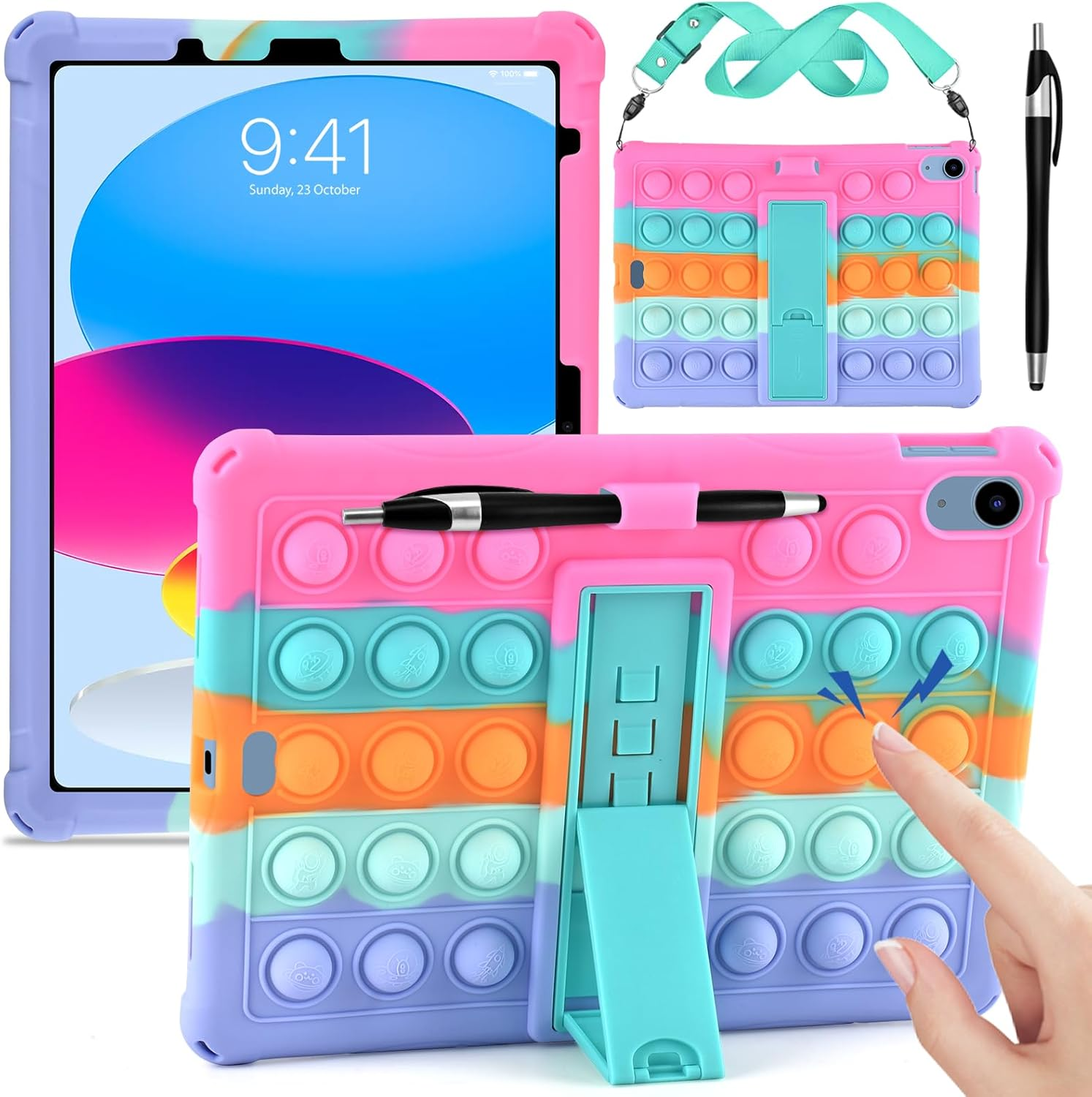 Silicone Case for Ipad (A16) 11Th Generation 11 Inch (2025) / Ipad 10Th Generati