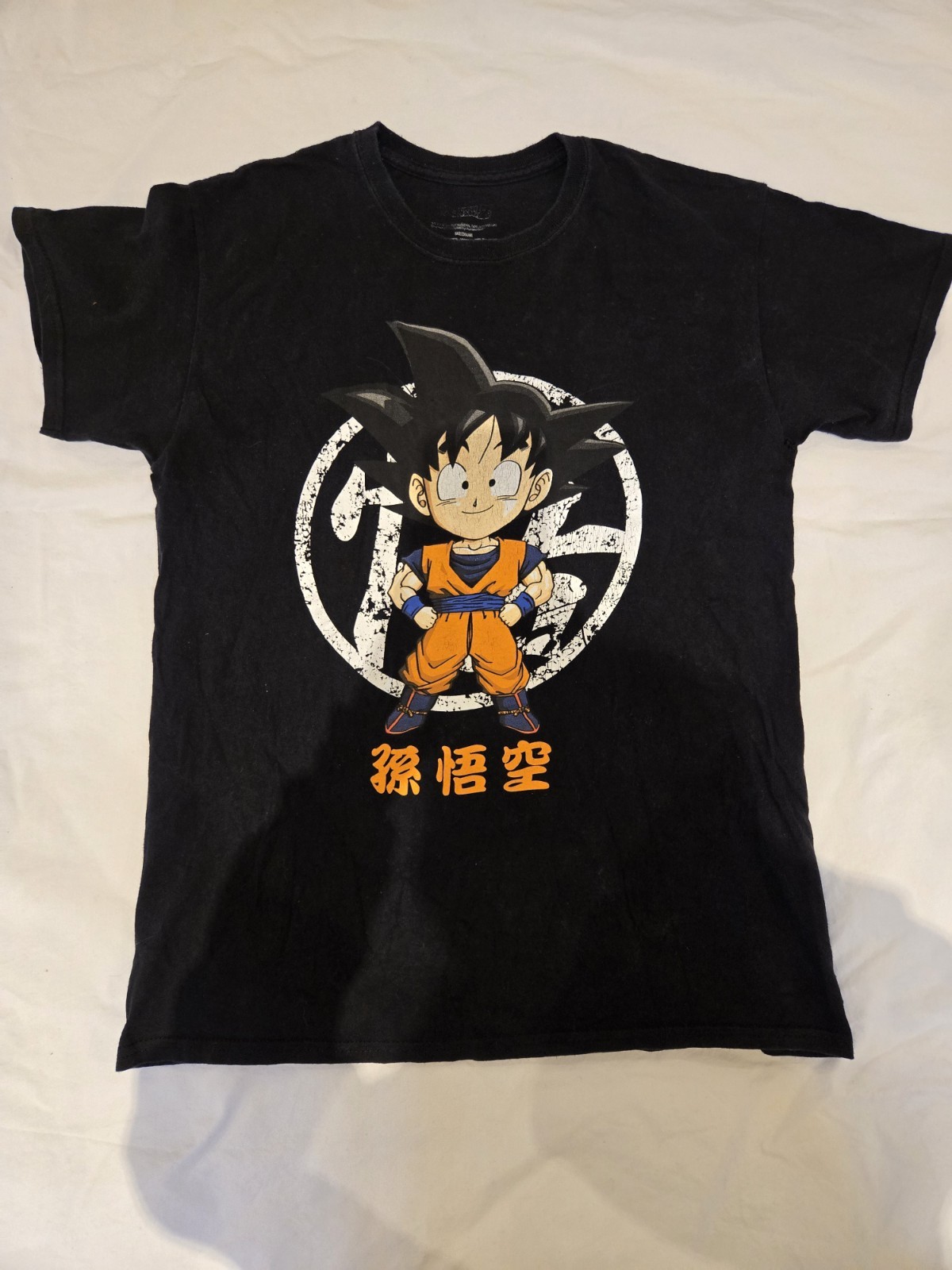 Dragon Ball Z Goku T-Shirt Graphic Tee Anime Manga Cartoon Black Medium