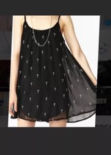 NastyGal Reverse Cross Slip Dress