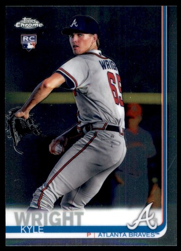 2019 Topps Chrome #120 Kyle Wright Rookie