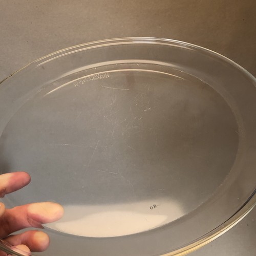 Vintage PYREX 212 Clear Glass 12” Pizza Pan Baking Dish Serving Platter - Picture 16 of 16