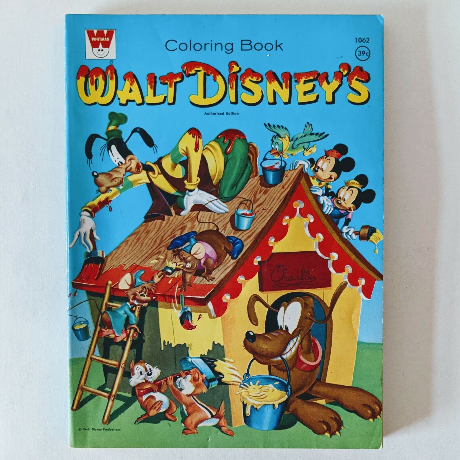 Vintage Coloring Book Walt Disney's From 1959
