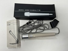 Sony F-98 Cardioid Microphone Boxed Complete Unused Vintage