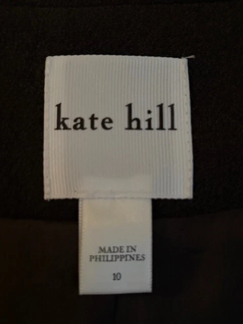 Chaqueta forrada con cuello manga 3/4 gris oscuro 10 Kate Hill capa like para mujer Foto 4 de 4