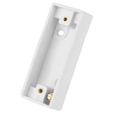 16mm Single 1 Gang Surface Mount Slim Pattress Back Box Wall Socket Light Switch