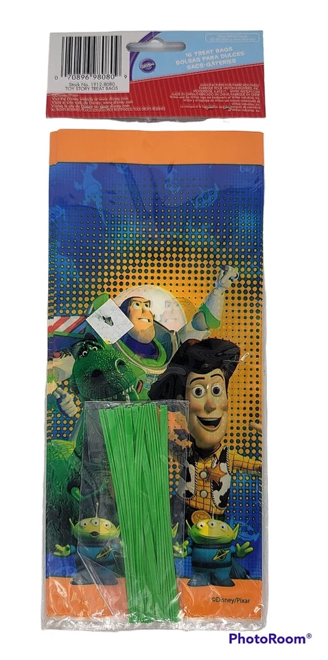 NUEVO Disney Pixar Toy Story 3 - 16 bolsas de regalos sacos de golosinas fiesta de cumpleaños M7 Foto 2 de 2