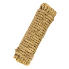Natural Brown Jute Twine Rope 10mm Rustic String Burlap Scratching Cord Garden