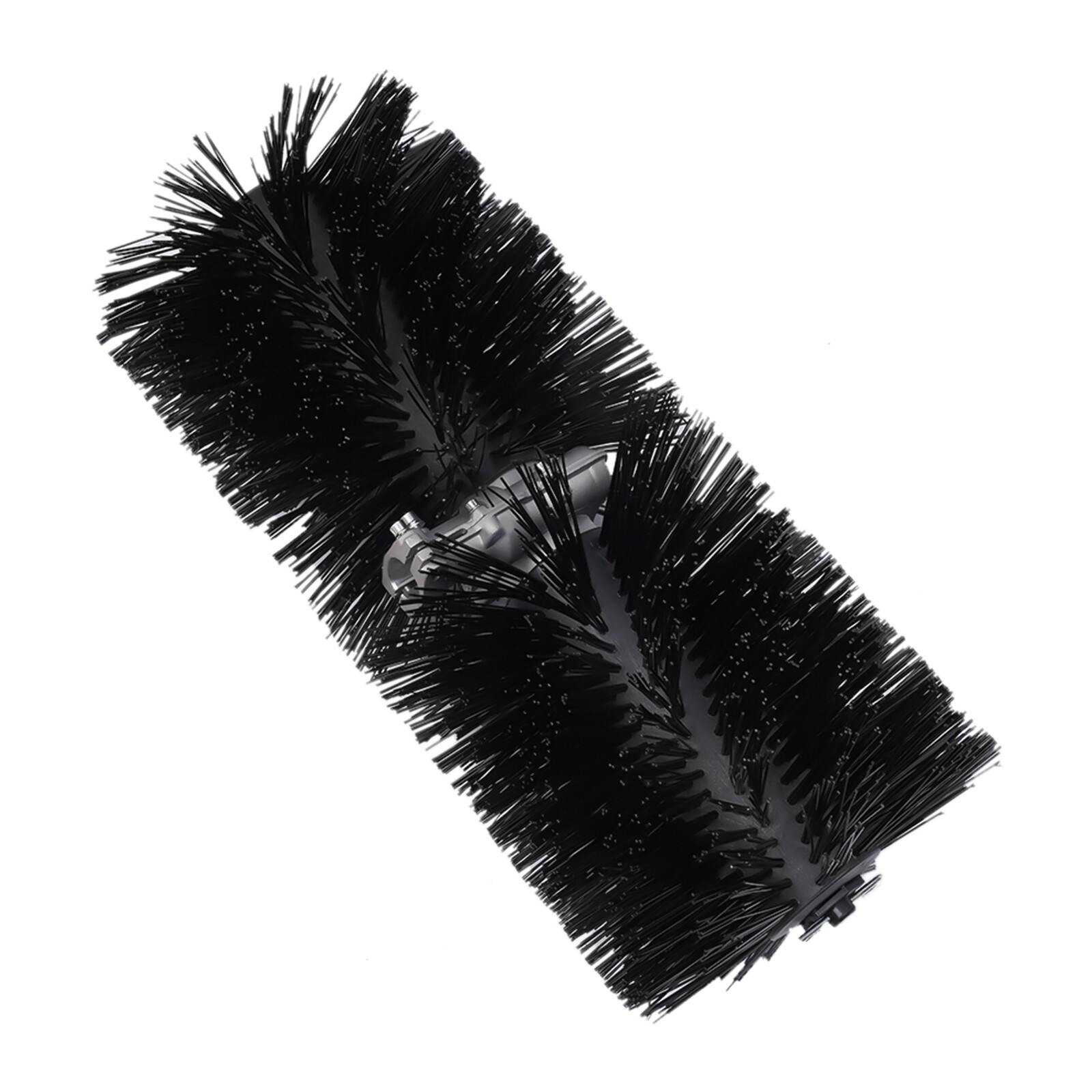 Walk Behind Power Sweeper Broom 52cc W Blower Driveway Turf Grass Snow Clean