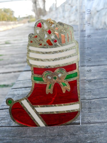 😍Decoraciones vintage de 2 árboles de Navidad hechas de vidrio y metal. Mediado - Imagen 5 de 11