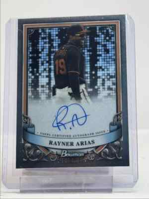 RAYNER ARIAS 2024 BOWMAN STERLING BASEBALL AUTOGRAPH AUTO | eBay