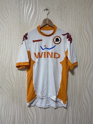 ROMA 2010 2011 AWAY FOOTBALL SHIRT SOCCER JERSEY KAPPA sz M #22