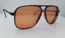 Vintage Marchon CFG-3 Gray Marble Pilot Metal Sunglasses Japan FRAMES ONLY