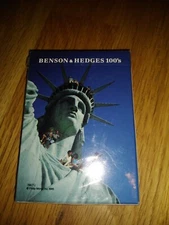 VINTAGE BENSON & HEDGE'S 100'S PLAYING CARDS STATUE OF LIBERTY BRAND NEW
