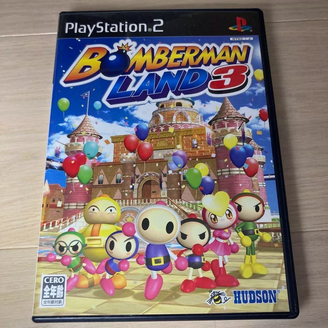 USE PS2 Sony Playstation 2 Bomberman Land 3 Japanese japan game