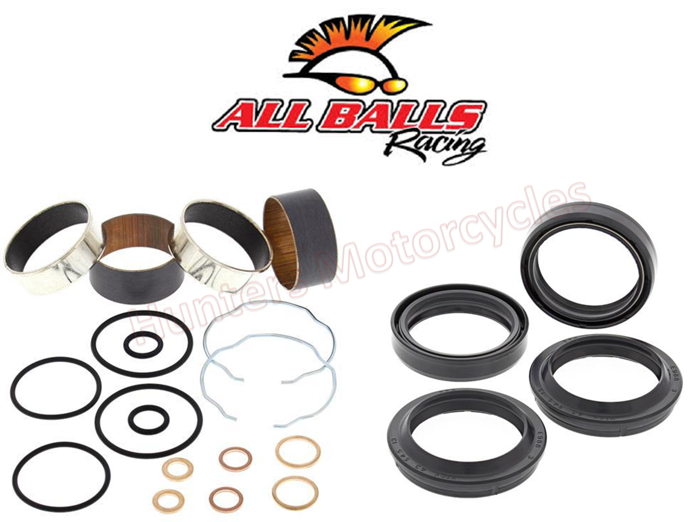 Suzuki GSXR750 (2000 to 2003) Front Fork Seals Dust Seal & Fork Bushes