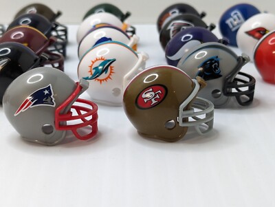 7 mini eraser football helmets pencil toppers Oasis Supply 1.5 Inch Plastic Cupcake & Cake Toppers, Party Favors, Cap Toppers, Assorted Colors, Set of 12 : Grocery & Gourmet Food Great for Fans and Collectors. NFL Mini Gumball Cake Topper