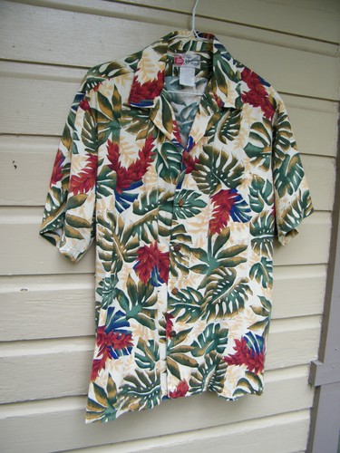 Vintage Hilo Hattie The Hawaiian Original Shirt Sz L Made in Hawaii Nice Colors - Picture 2 of 10