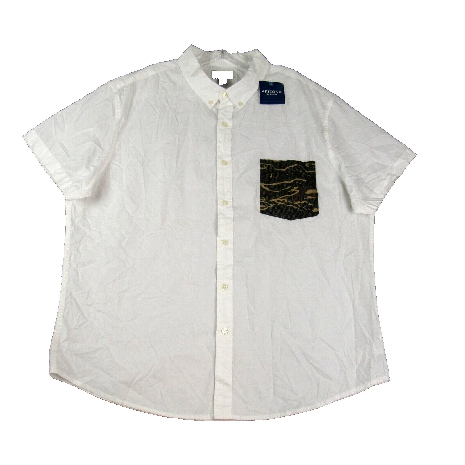 Camisas para hombre AriZona informales con botones de camuflaje