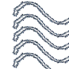 5Pcs 16"inch Chainsaw Chain Blade 55DL 3/8"LP .043" Full Chisel for Stihl MS180