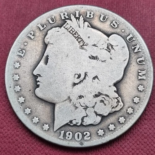 1902 S Morgan Dollar $1 Silver Circulated #55609
