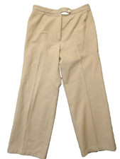 Vtg EVANS PICONE Union USA Made Wool Blend Pants Womens 60's Size 14 Tan Color
