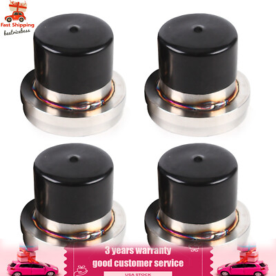 (4pcs) 2.72in Boat Trailer Bearing Buddy Stainless Steel w/ Protective Bra
