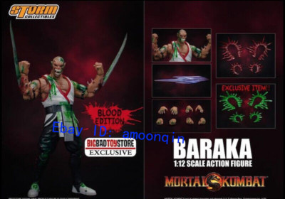 New Storm Mortal Combat BARAKA Blood Stained Ver 1/12 Male 6