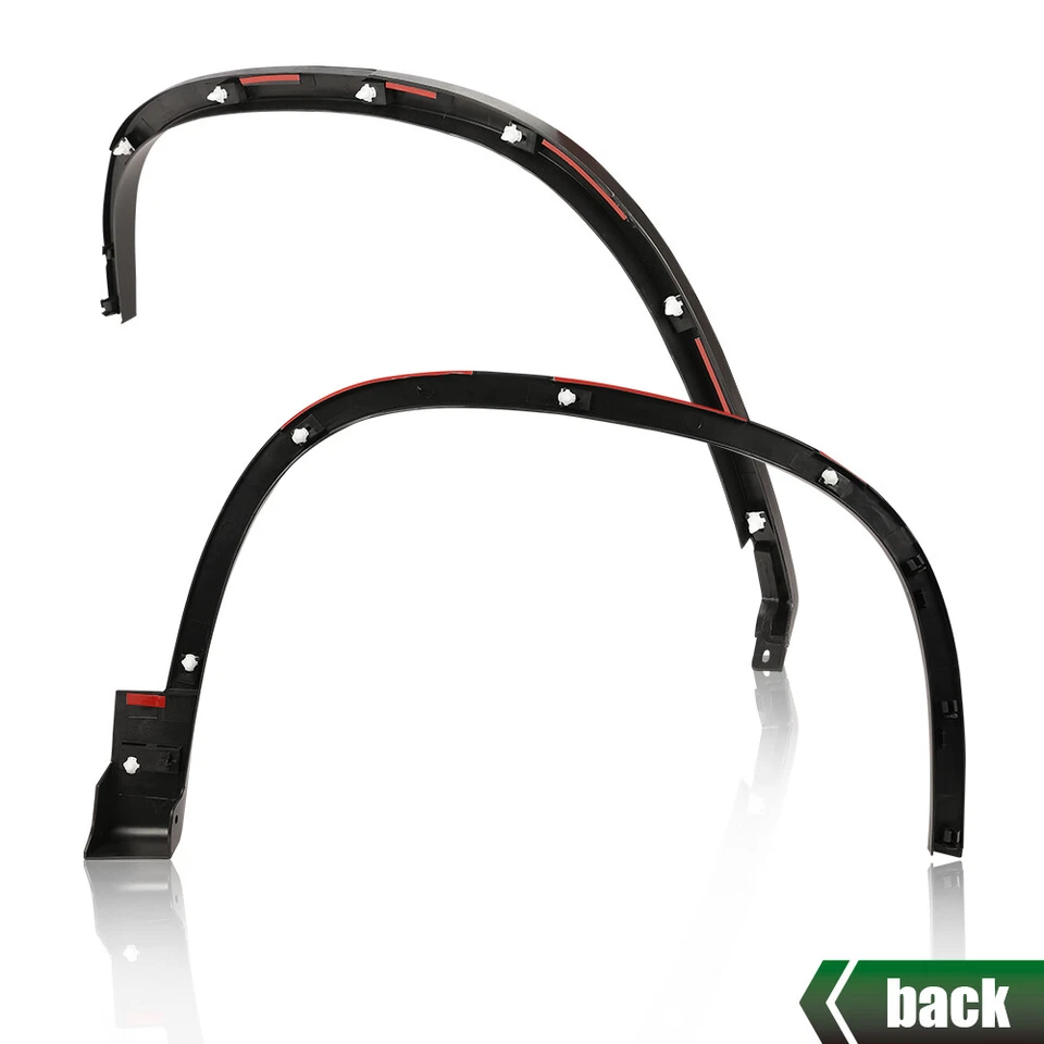 Front & Rear Fender Flares Moulding Trim Fit For 2012-17 Volkswagen Tiguan - Imagem 4 de 4