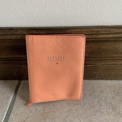 passport holder fossil
