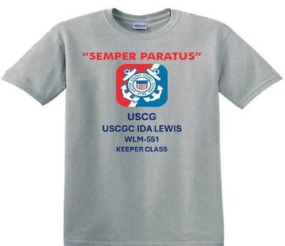USCGC IDA LEWIS  WLM-551* KEEPER CLASS *SHIRTS.USCG OFFICIALLY LICENSED