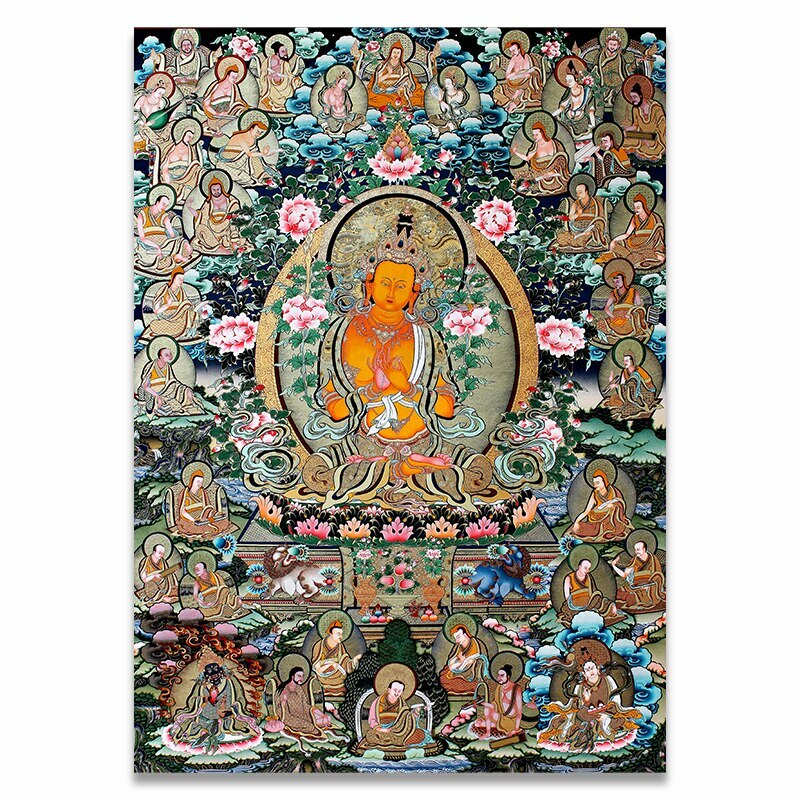Toile tableaux dieux hindou 50x70 cm grand poster mural de divinité indienne