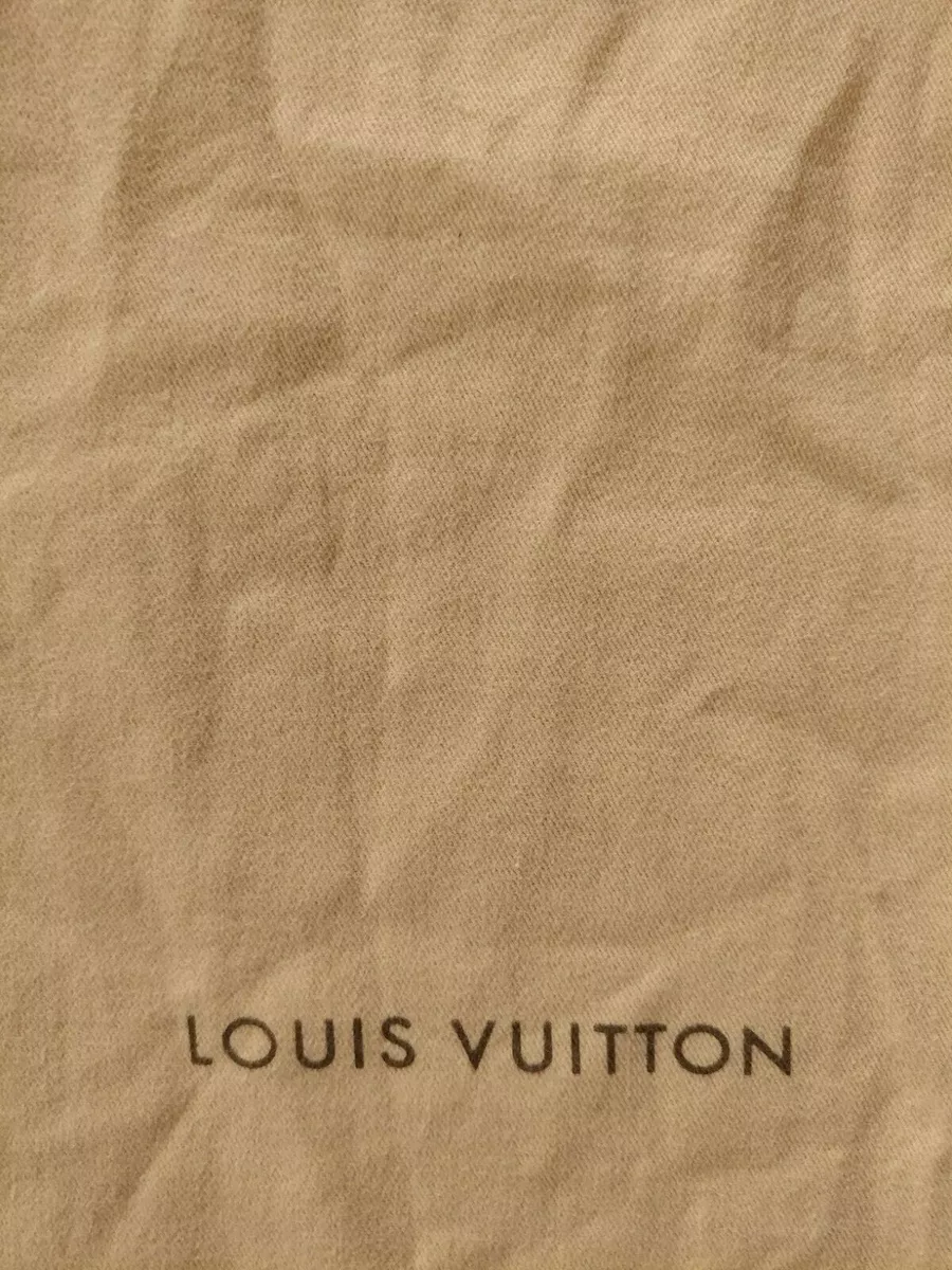 Louis Vuitton 7.75x14 (Beige) 100% AUTHENTIC SHOE Dust Bag