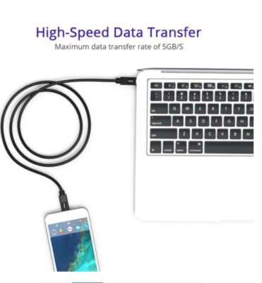 Tronsmart USB Type-C Male to USB A 3.0 Female Adapter Silver