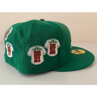 Supreme Cap Jerseys Box Logo New Era, Size:7 3/4 Green Supreme Cap Jerseys Box Logo New Era, Size:7 3/4 Green