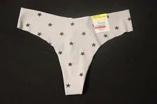 Jenni by Jennifer Moore Womens invisible thong gray stars medium