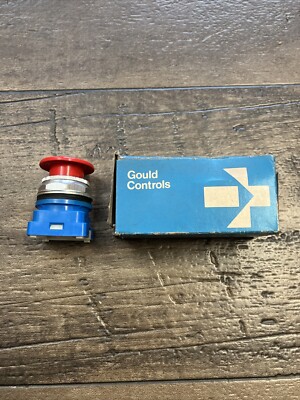 Gould Controls Red Push Button H33MSRO