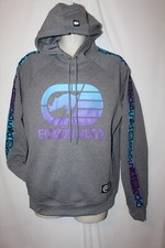 mens ecko unltd poly hoodie pullover M nwt transitional color rhino gray
